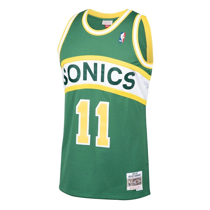 Seattle Supersonics Detlef Schrempf Mitchell & Ness 1994-95 Hardwood Classics Swingman Player Green Jersey