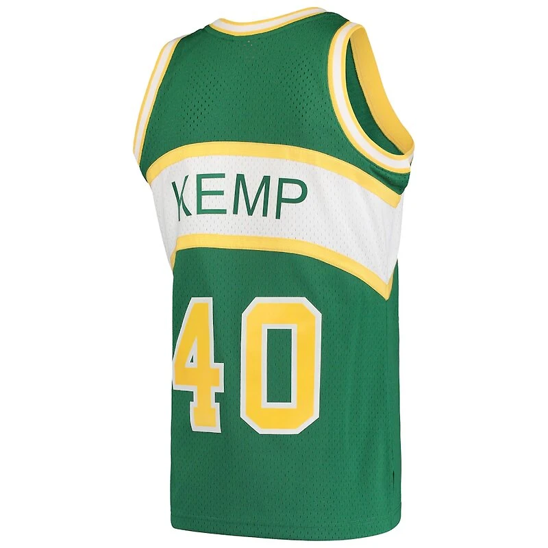 Seattle Supersonics Shawn Kemp Mitchell & Ness - Hardwood Classics Swingman Player Green Jersey