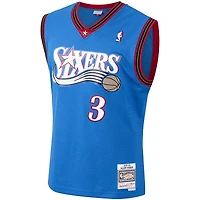 Philadelphia 76ers Allen Iverson Mitchell & Ness 1999-00 Hardwood Classics Swingman Player Blue Jersey