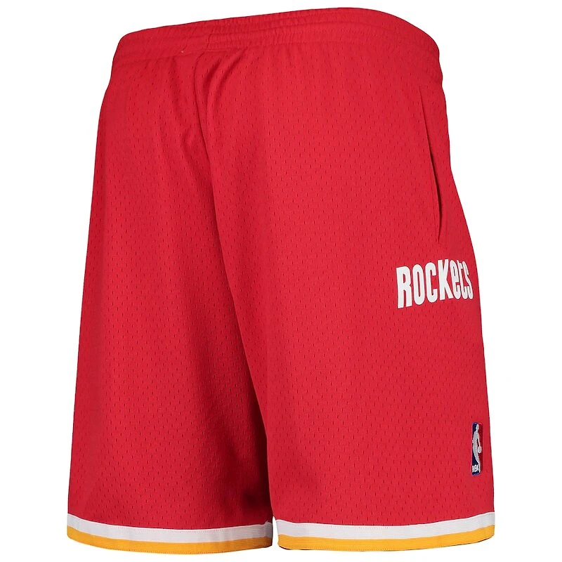 Houston Rockets Mitchell & Ness Hardwood Classics Red Swingman Shorts