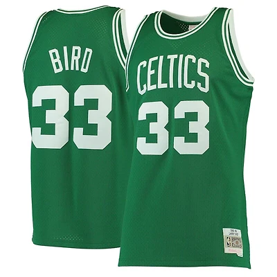 Boston Celtics Larry Bird Mitchell & Ness 1985-86 Hardwood Classics Swingman Player Green Jersey