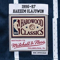 Houston Rockets Hakeem Olajuwon Mitchell & Ness 1996-97 Hardwood Classics Swingman Player Navy Jersey