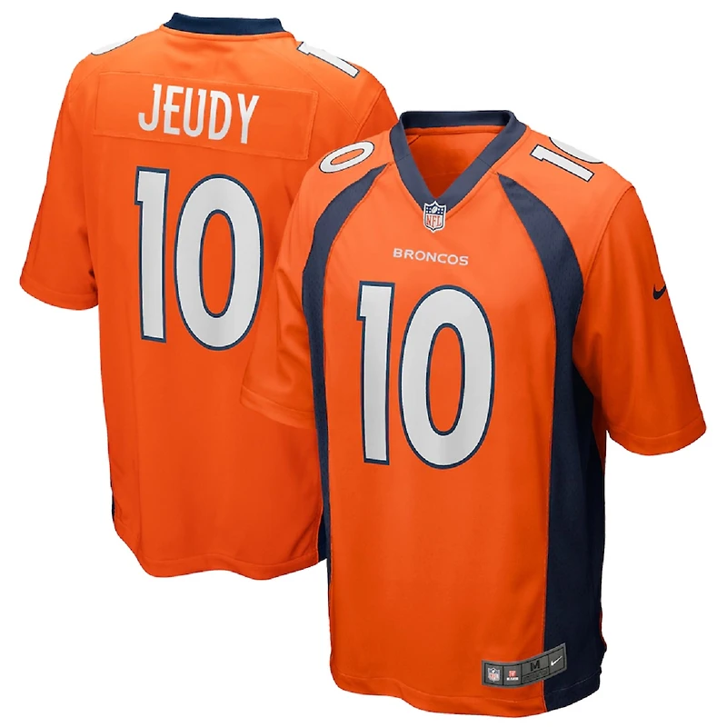 Denver Broncos Jerry Jeudy Orange Nike Game Jersey