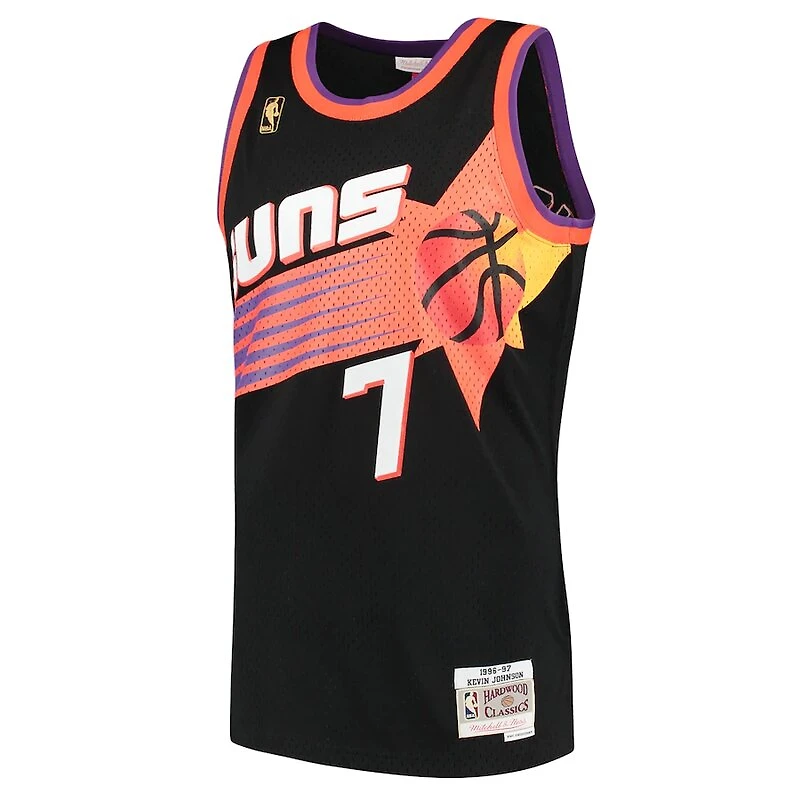 Phoenix Suns Kevin Johnson Mitchell & Ness 1996-97 Hardwood Classics Swingman Player Black Jersey