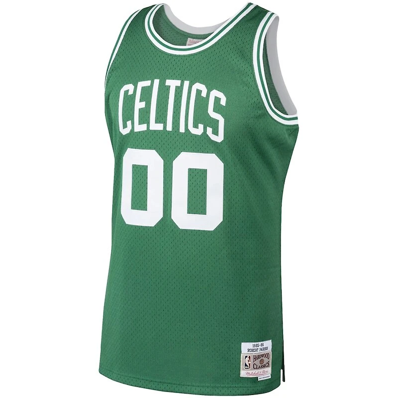 Boston Celtics Robert Parish Mitchell & Ness 1985-96 Hardwood Classics Swingman Player Green Jersey