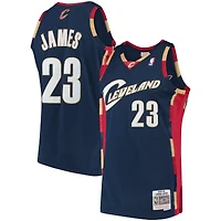 Cleveland Cavaliers Lebron James Mitchell & Ness 2008-09 Hardwood Classics Swingman Player Navy Jersey