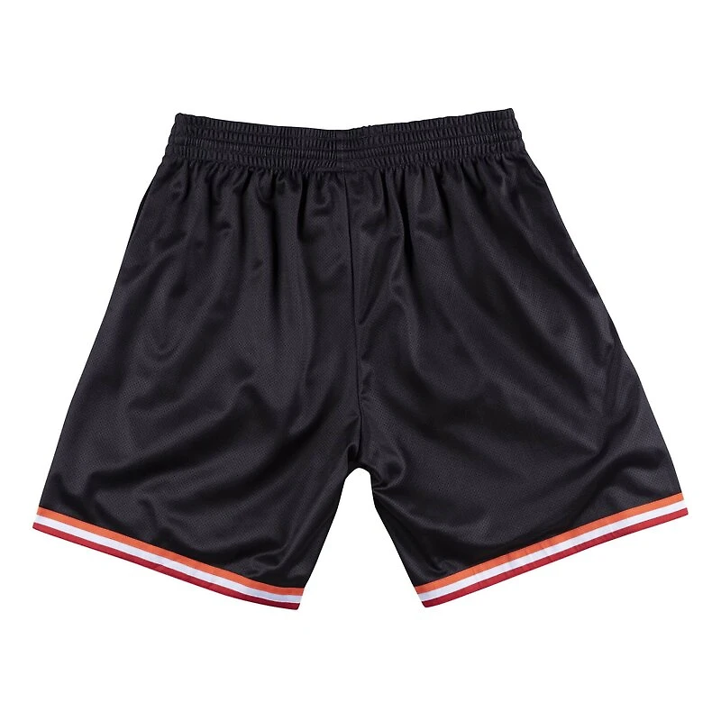 Miami Heat Big Face Mitchell & Ness Black Shorts