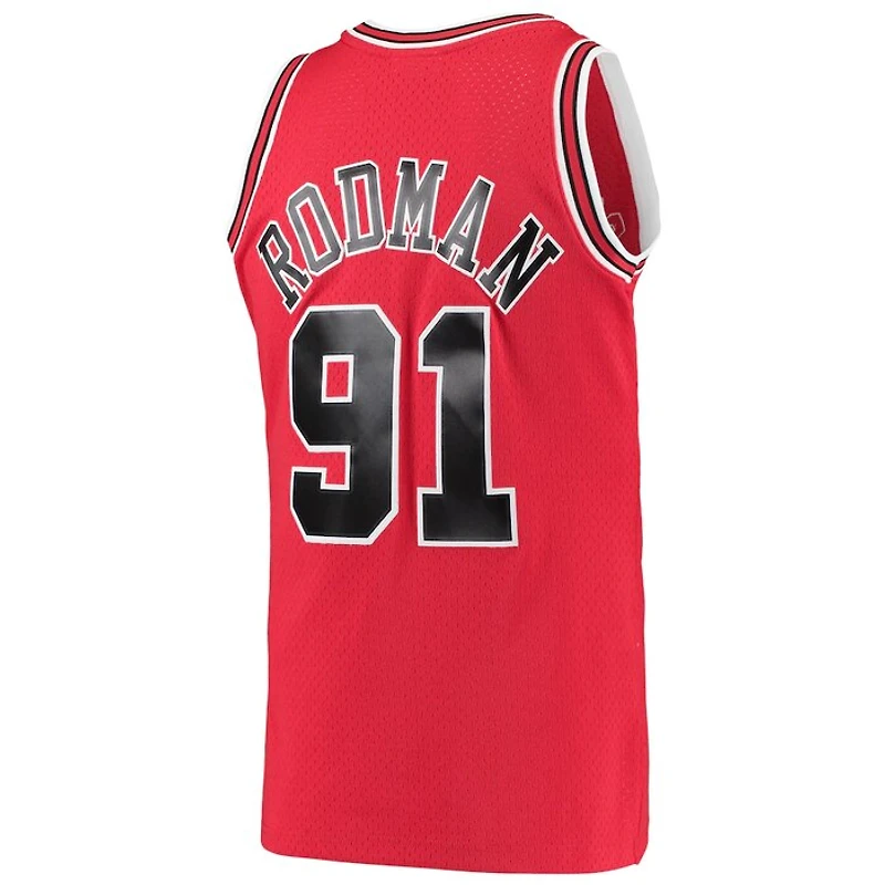 Youth Chicago Bulls Dennis Rodman Mitchell & Ness 1997-98 Hardwood Classics Swingman Red Jersey