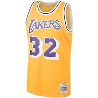 Los Angeles Lakers Magic Johnson Mitchell & Ness 1984-85 Hardwood Classics Swingman Player Gold Jersey