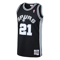 San Antonio Spurs Tim Duncan Mitchell & Ness 1998-99 Hardwood Classics Swingman Player Black Jersey