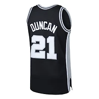 San Antonio Spurs Tim Duncan Mitchell & Ness 1998-99 Hardwood Classics Swingman Player Black Jersey