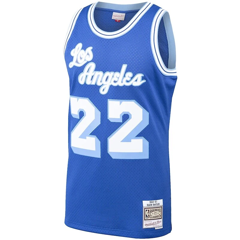 Los Angeles Lakers Elgin Baylor Mitchell & Ness 1960-61 Hardwood Classics Swingman Player Royal Blue Jersey