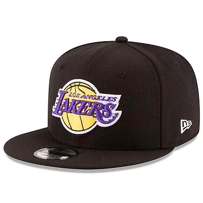 Los Angeles Lakers New Era Official Team Color 9FIFTY Adjustable Snapback Black Hat