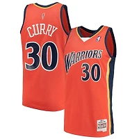 Golden State Warriors Stephen Curry Mitchell & Ness Alternate 2009-10 Hardwood Classics Swingman Player Orange Jersey