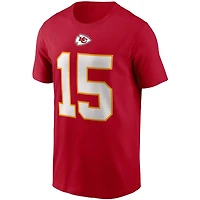 Kansas City Chiefs Patrick Mahomes Nike Red Team Player Name & Number T-Shirt