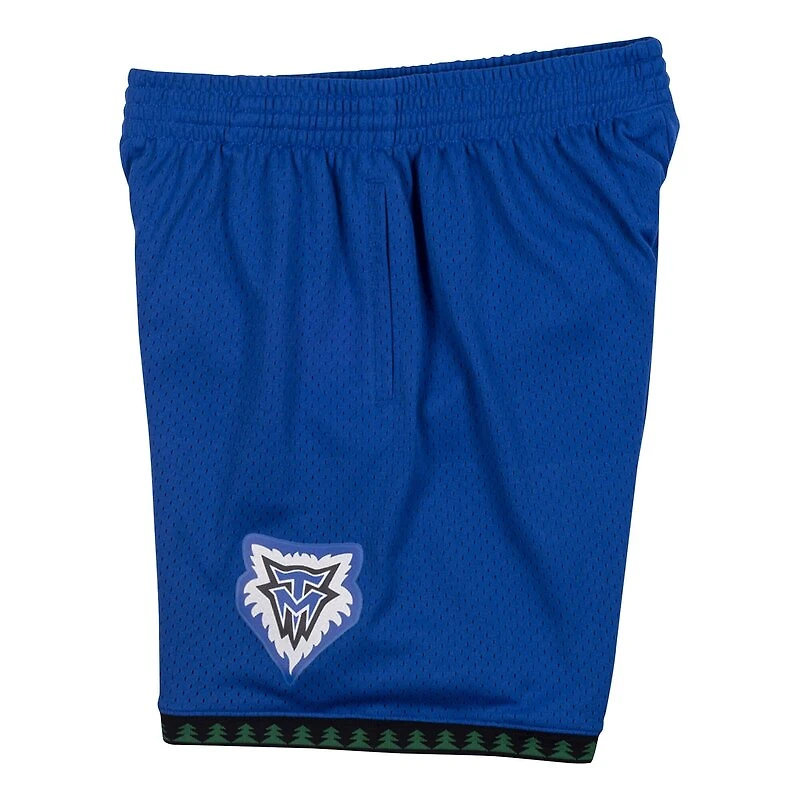 Minnesota Timberwolves Mitchell & Ness Hardwood Classics Team Blue 2003-04 Swingman Shorts