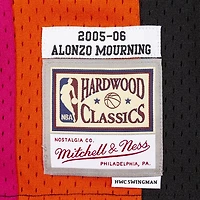 Miami Heat Alonzo Mourning Mitchell & Ness 2005-06 Hardwood Classics Swingman Player Black Jersey