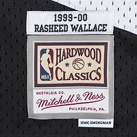 Portland Trailblazers Rasheed Wallace Mitchell & Ness 1999-00 Hardwood Classics Swingman Player Black Jersey