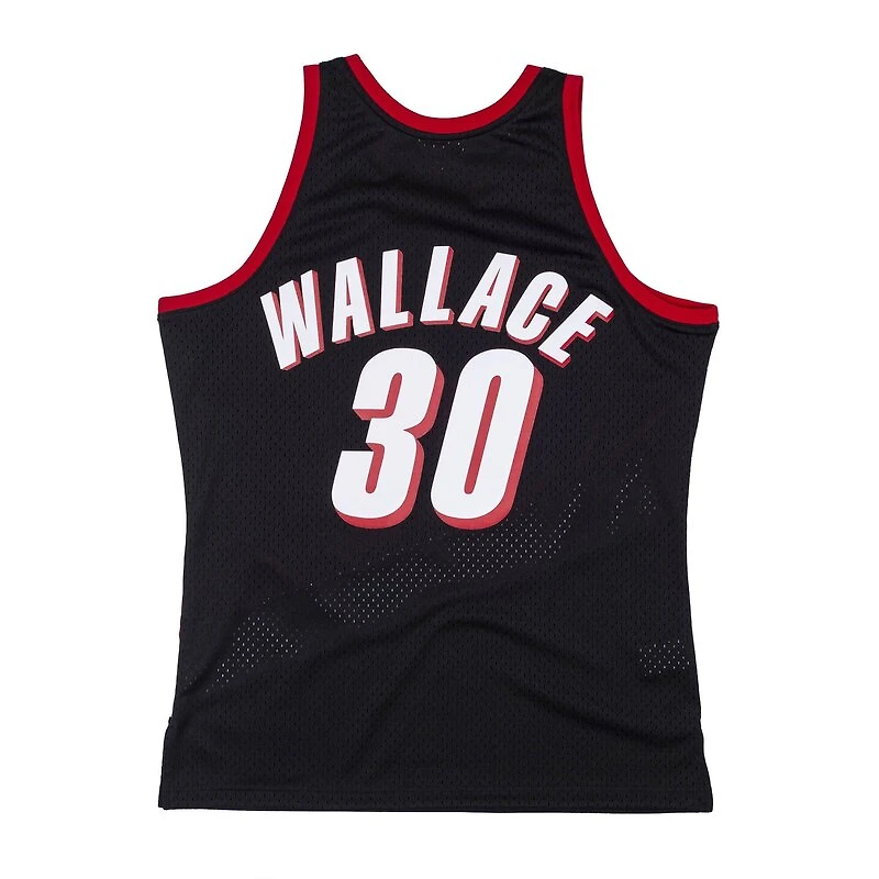 Portland Trailblazers Rasheed Wallace Mitchell & Ness 1999-00 Hardwood Classics Swingman Player Black Jersey