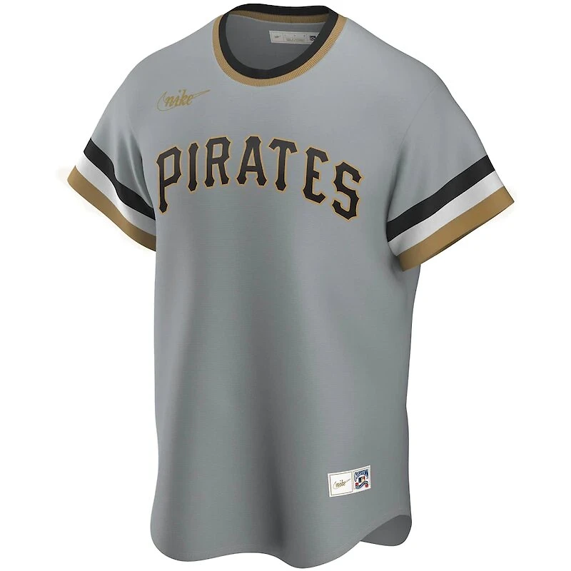 Pittsburgh Pirates Roberto Clemente Nike Gray Road Cooperstown Collection Player Jersey