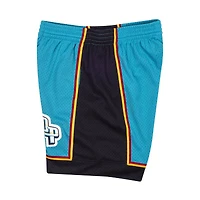 Detroit Pistons Mitchell & Ness Hardwood Classics Teal 1998-99 Swingman Shorts