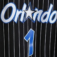 Orlando Magic Tracy McGrady Mitchell & Ness 2003-04 Hardwood Classics Swingman Player Black Pinstripe Jersey