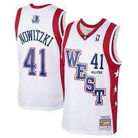 Dallas Mavericks Dirk Nowitzki Mitchell & Ness White 2004 West NBA All-Star Game Swingman Player Jersey