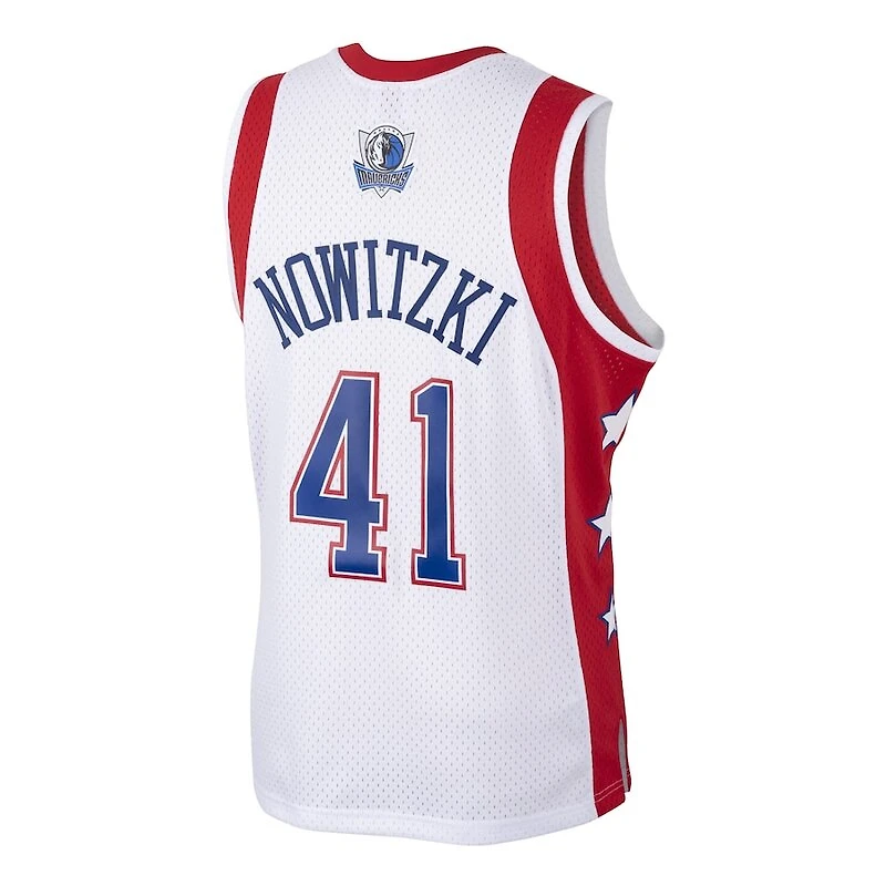 Dallas Mavericks Dirk Nowitzki Mitchell & Ness White 2004 West NBA All-Star Game Swingman Player Jersey