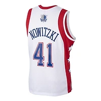 Dallas Mavericks Dirk Nowitzki Mitchell & Ness White 2004 West NBA All-Star Game Swingman Player Jersey