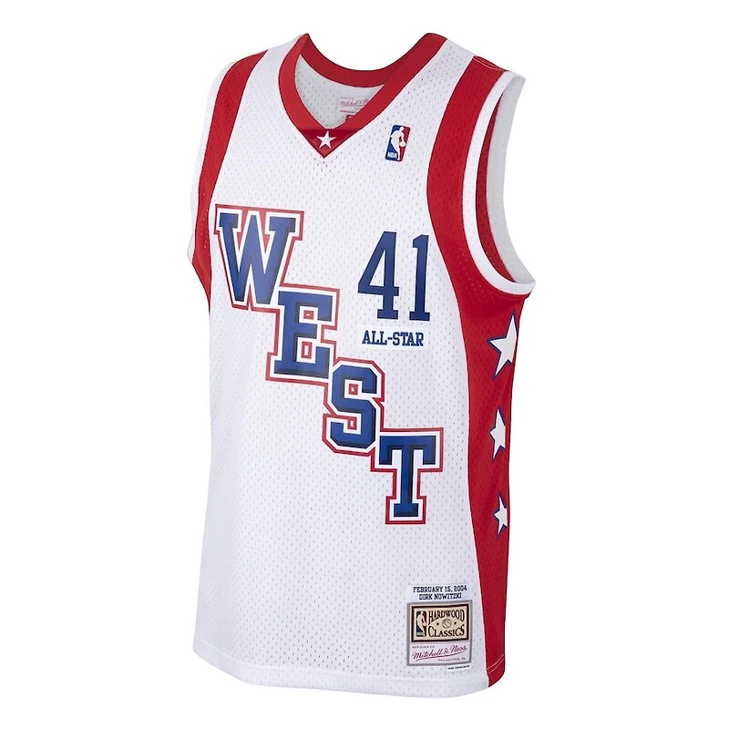 Dallas Mavericks Dirk Nowitzki Mitchell & Ness White 2004 West NBA All-Star Game Swingman Player Jersey