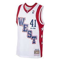 Dallas Mavericks Dirk Nowitzki Mitchell & Ness White 2004 West NBA All-Star Game Swingman Player Jersey