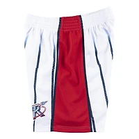 Houston Rockets Mitchell & Ness Hardwood Classics Home White 1996-97 Swingman Shorts