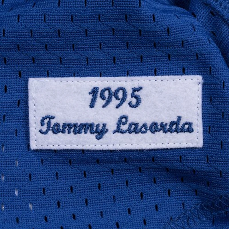 Tommy Lasorda Los Angeles Dodgers Mitchell & Ness 1995 Authentic BP Jersey