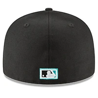 Florida Marlins New Era Black 1993 Cooperstown Collection Wool 59FIFTY Fitted Hat