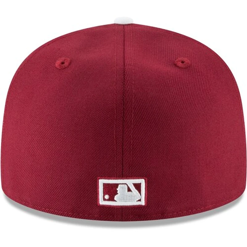 Philadelphia Phillies New Era Maroon 1970 Cooperstown Collection Wool 59FIFTY Fitted Hat