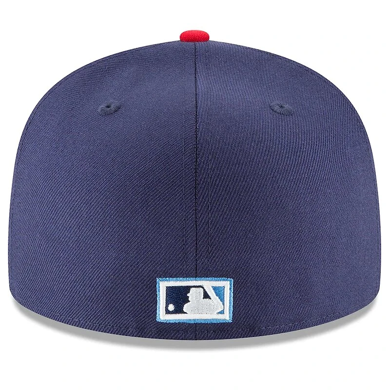 Anaheim Angels New Era Navy Light Blue 1997 Cooperstown Collection Wool 59FIFTY Fitted Hat