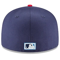 Anaheim Angels New Era Navy Light Blue 1997 Cooperstown Collection Wool 59FIFTY Fitted Hat