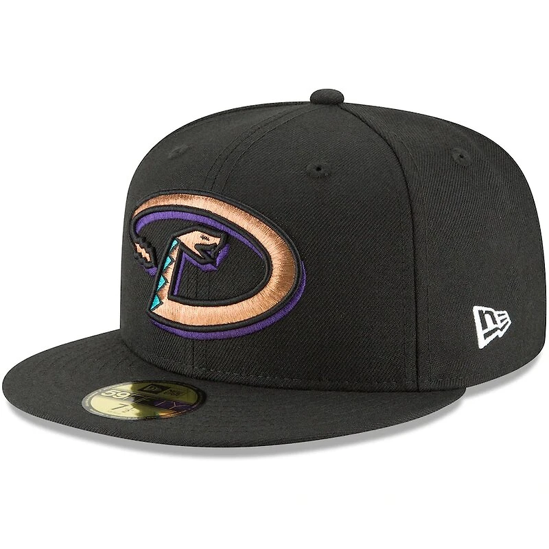 Arizona Diamondbacks New Era Black 1999 Cooperstown Collection Wool 59FIFTY Fitted Hat