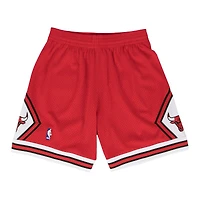 Chicago Bulls Mitchell & Ness Hardwood Classics Red 1997-98 Road Swingman Shorts
