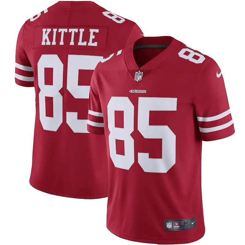 San Francisco George Kittle 49ers Nike Vapor F.U.S.E Limited Red Jersey