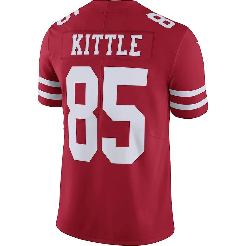 San Francisco George Kittle 49ers Nike Vapor F.U.S.E Limited Red Jersey