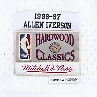 Youth Philadelphia 76ers Allen Iverson Mitchell & Ness - Hardwood Classics Swingman White Jersey