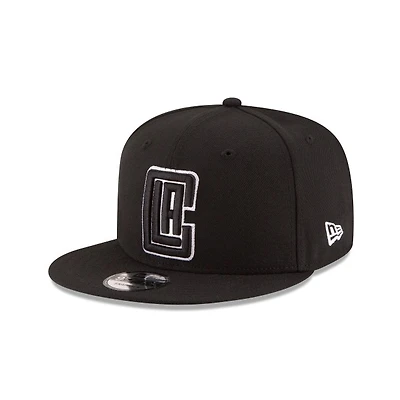 LOS ANGELES Clippers white on black 9FIFTY basic SNAPBACK