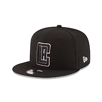 LOS ANGELES Clippers white on black 9FIFTY basic SNAPBACK