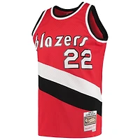 Portland Trailblazers Clyde Drexler Mitchell & Ness 1983-84 Hardwood Classics Swingman Player Red Jersey