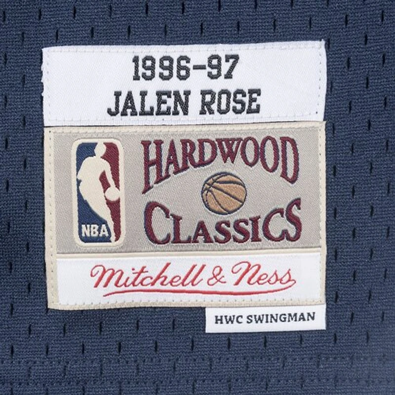 Indiana Pacers Jalen Rose Mitchell & Ness 1996-97 Hardwood Classics Swingman Player Navy Jersey