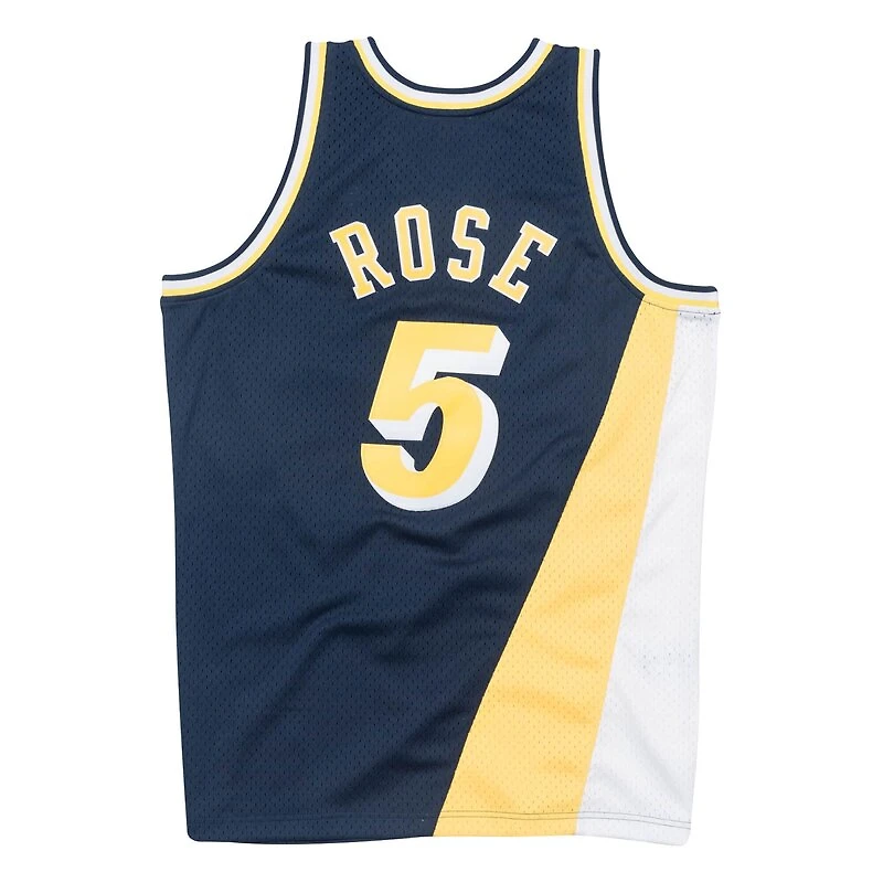 Indiana Pacers Jalen Rose Mitchell & Ness 1996-97 Hardwood Classics Swingman Player Navy Jersey