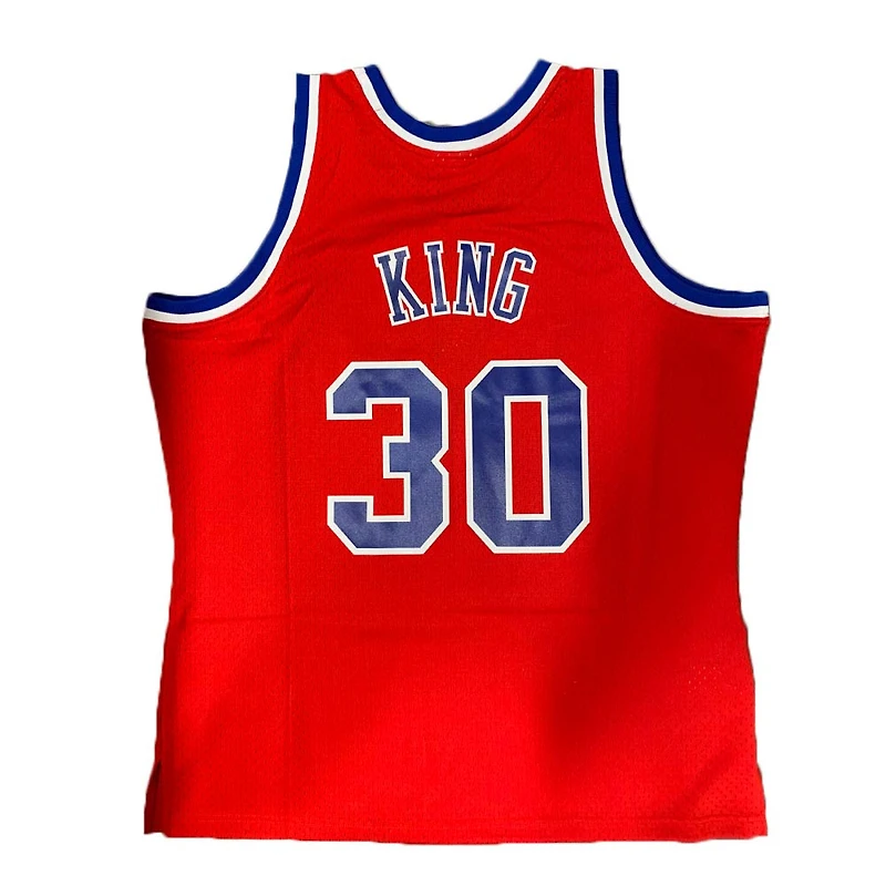 Washington Bullets Bernard King Mitchell & Ness 1990-91 Hardwood Classics Swingman Player Red Jersey