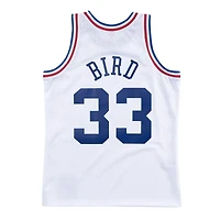 Boston Celtics Larry Bird Mitchell & Ness White 1988 East NBA All-Star Game Swingman Player Jersey
