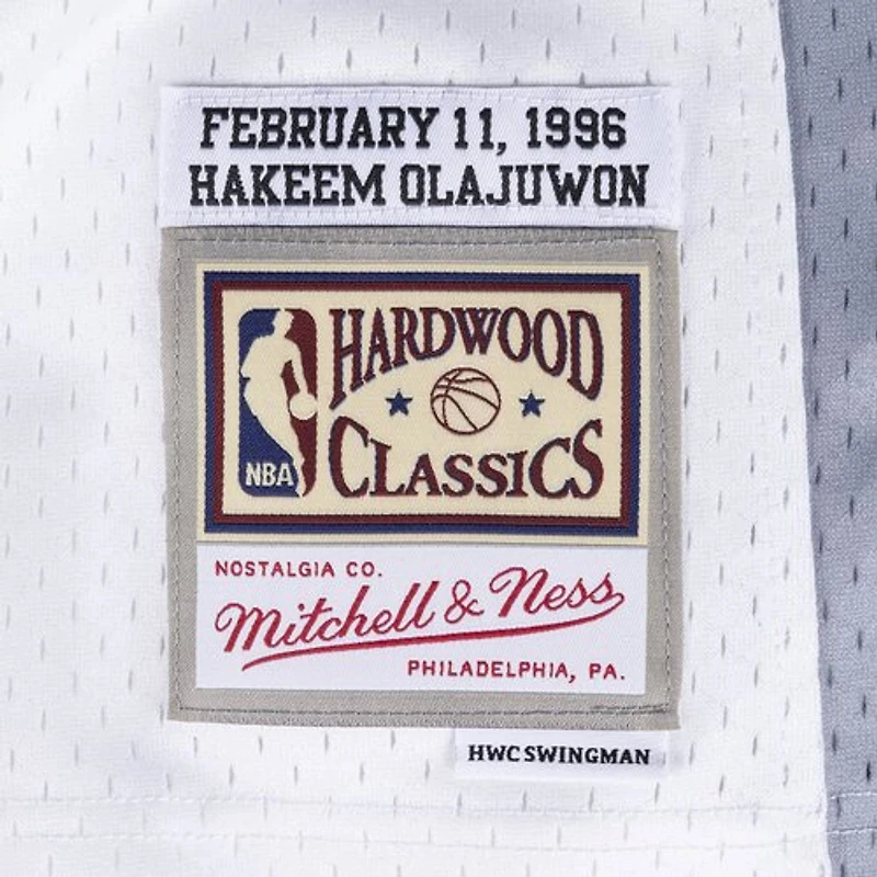 Houston Rockets Hakeem Olajuwon Mitchell & Ness White 1996 West NBA All-Star Game Swingman Player Jersey